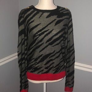 French Connection Animal Print Sweater